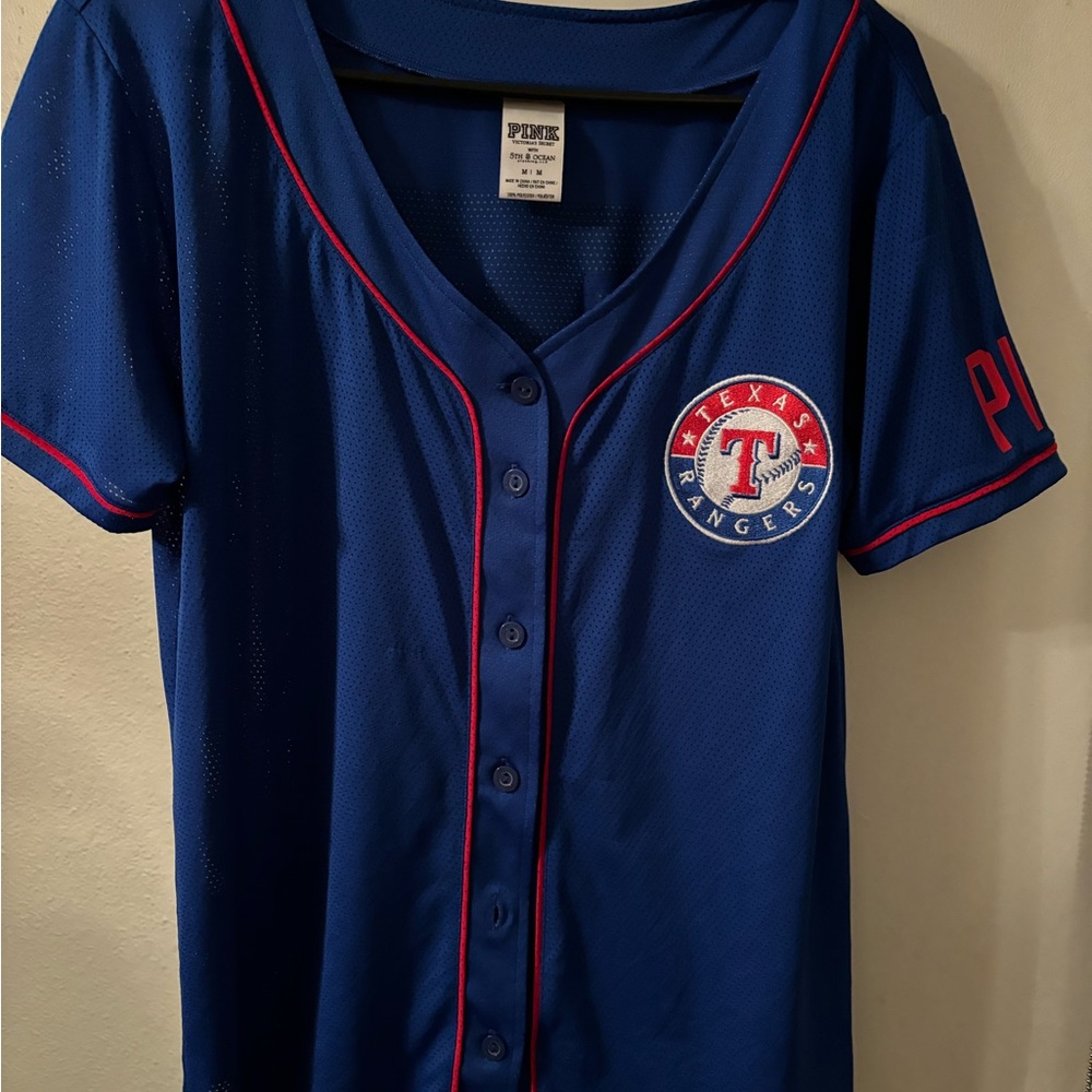 Texas Rangers By PINK Shirt ⚾️Size MEDIUM⚾️